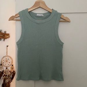 La Causa ribbed tank, L. Mint Green